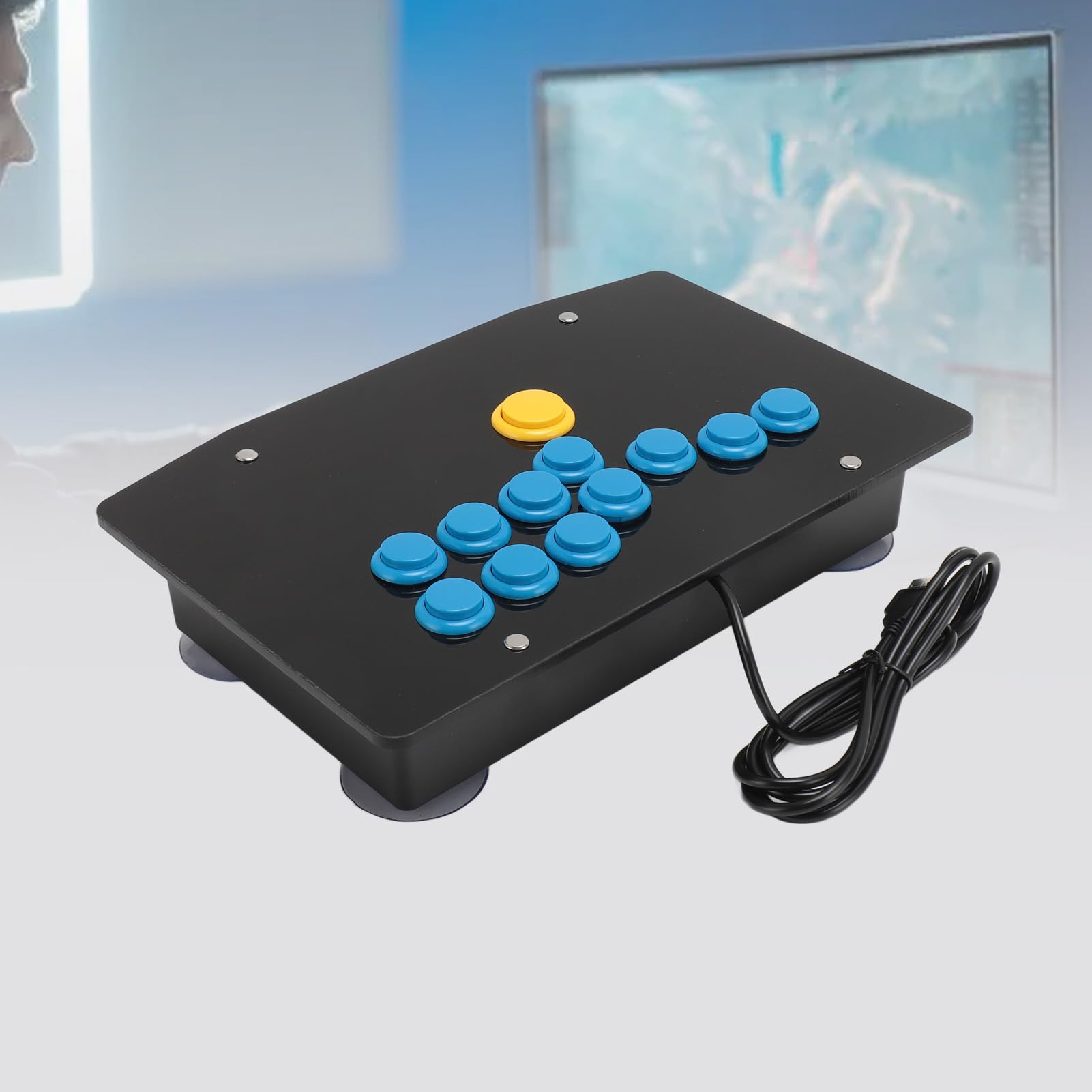 Leverless Stick Gaming Controller, 12 Keys All Button Controller